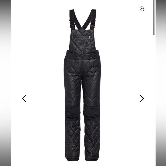 Goldbergh KAYA SALOPETTE BLACK Ski Pants Overalls NWT US size 2 ski bibs - Picture 2 of 9